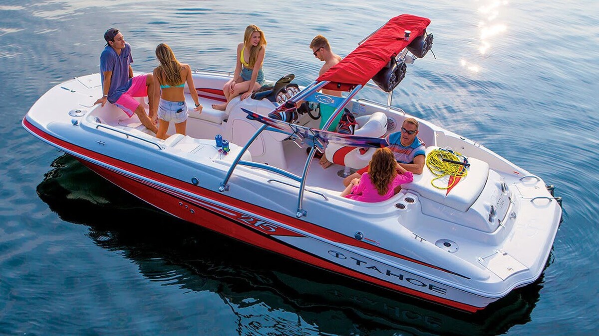Rent one of our many boats while staying with us!
